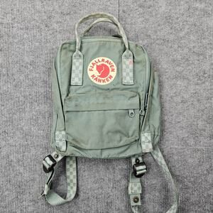 Fjallraven Kanken Mini Backpack Green 23661 Vinylon F Small Daypack Bag Canvas